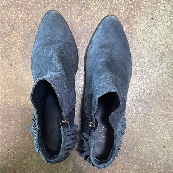 Reba fringe Ankle Boots with Side Zipper - Picture 3 of 5